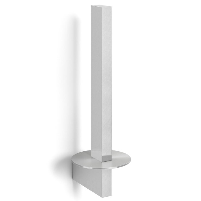 Zack Portarrollos Wc Vertical Mate Acabado Matt Brush Polish 8x11 cm